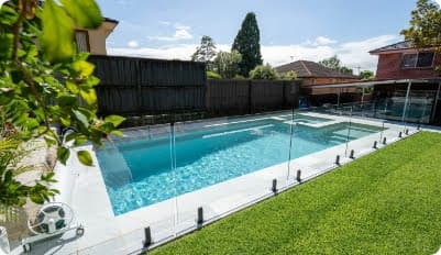 Stunning Piazza Series fibreglass pool installation