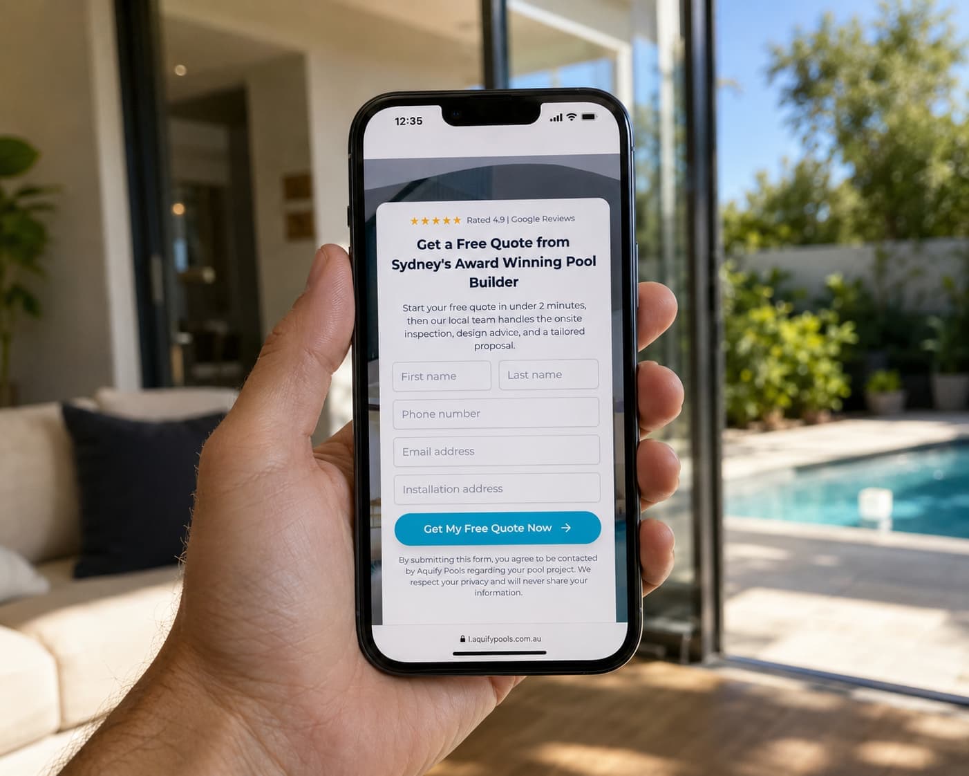 Start Your Free Pool Quote